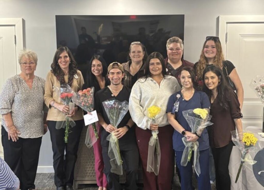 Peabody Place employees gather for a group photo