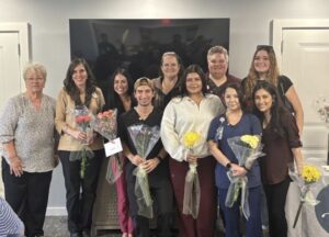 Peabody Place employees gather for a group photo