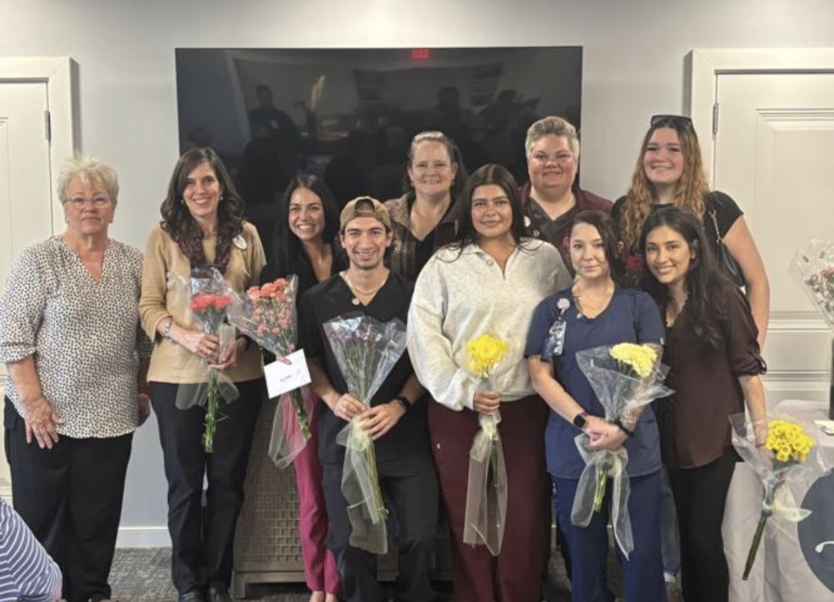 Peabody Place employees gather for a group photo
